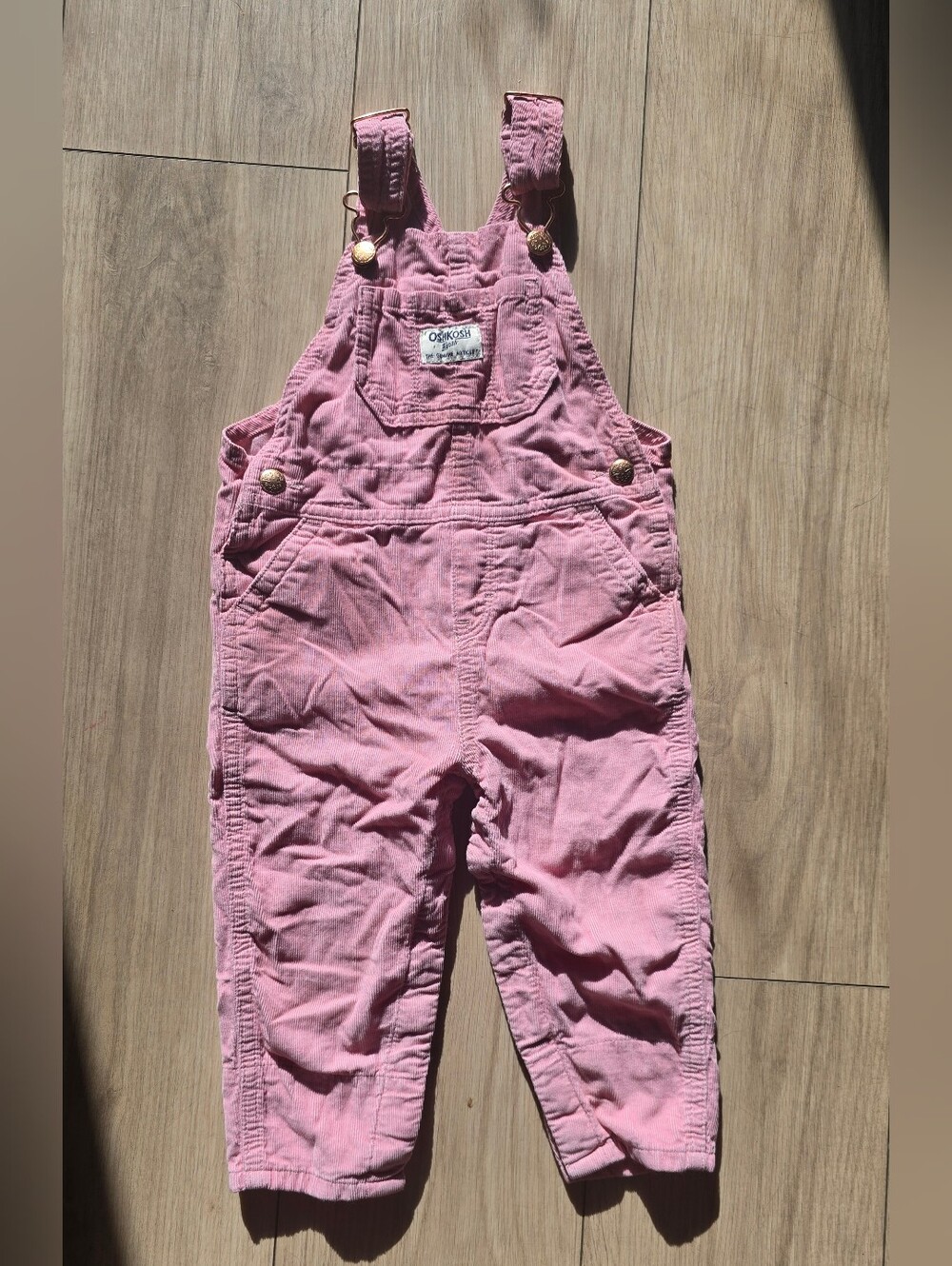OshKosh B'gosh Dusty Rose Corduroy Overalls